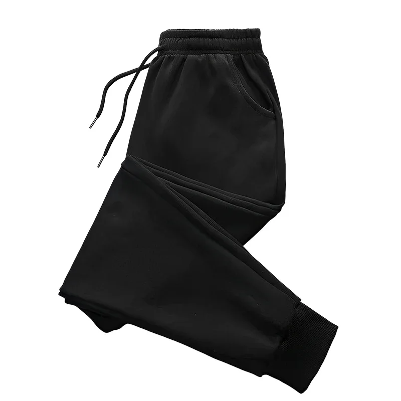 الرجال Sweatpants عالية الجودة الرباط بلون بنطال رياضي كل موسم المنزل في الهواء الطلق بنطال رياضي غير رسمي 2025 ملابس رجالية - Image 2