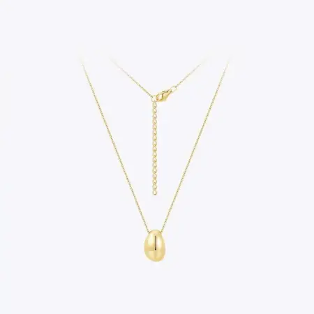 ENFASHION الهندسة قلادة مستديرة صغيرة قلادة للنساء Collares Para Mujer الفولاذ المقاوم للصدأ الذهب اللون مجوهرات أنيقة 3430